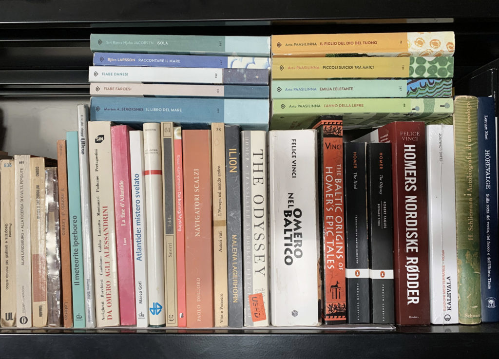 I libri su cui Ilaria ha fatto le ricerche per il suo progetto © Ilaria Di Biagio